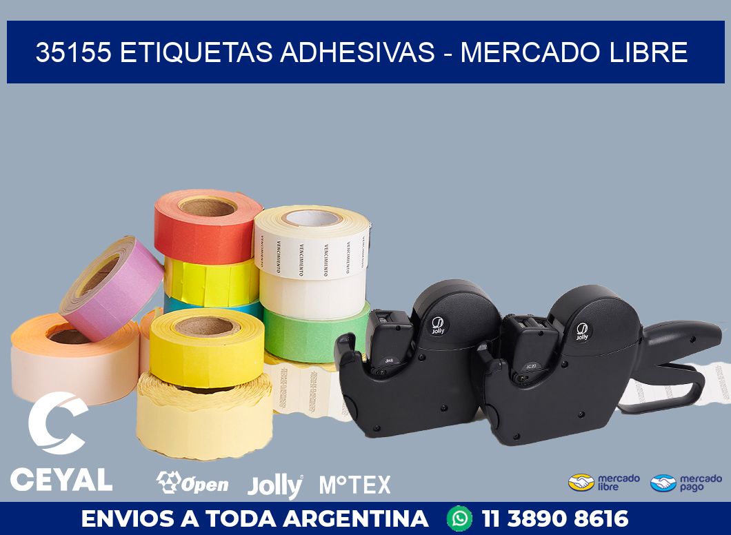 35155 ETIQUETAS ADHESIVAS - MERCADO LIBRE