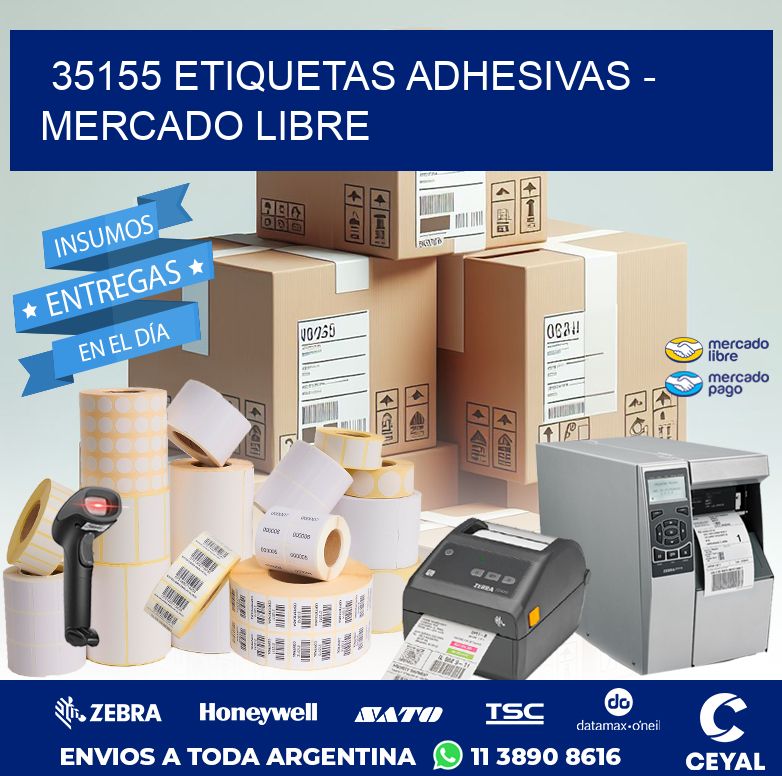 35155 ETIQUETAS ADHESIVAS - MERCADO LIBRE