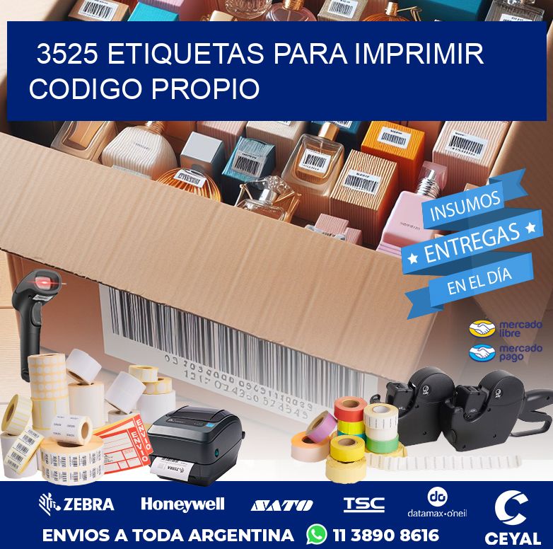 3525 ETIQUETAS PARA IMPRIMIR CODIGO PROPIO