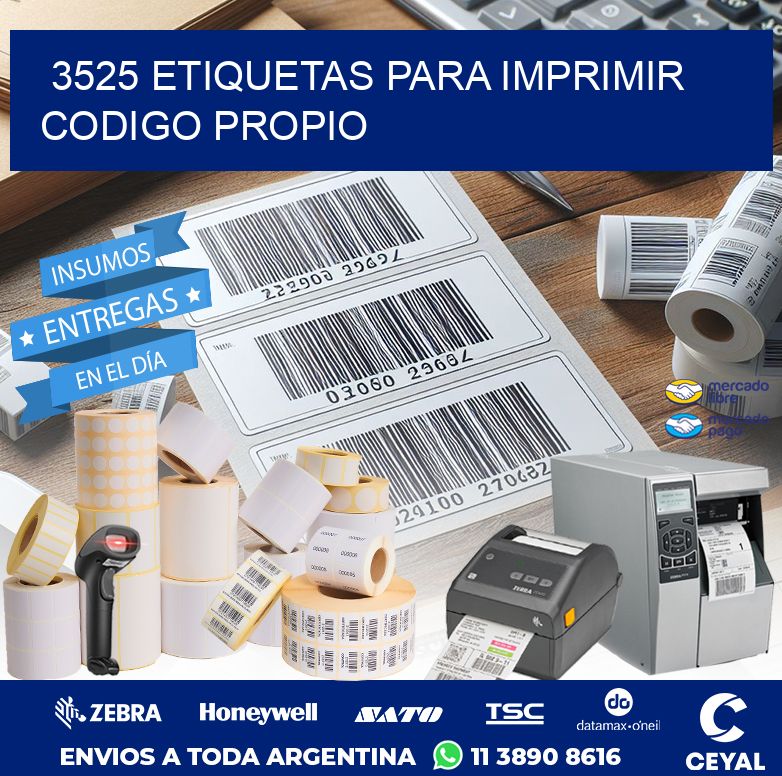 3525 ETIQUETAS PARA IMPRIMIR CODIGO PROPIO