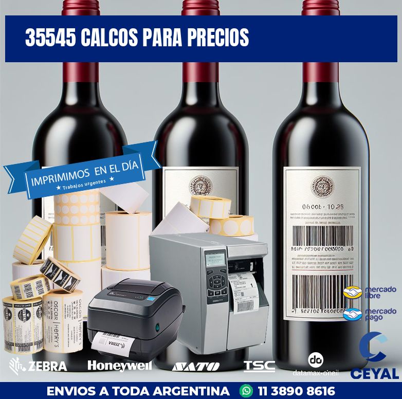 35545 CALCOS PARA PRECIOS