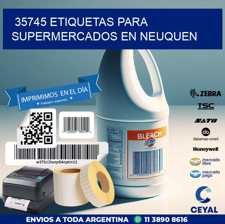 35745 ETIQUETAS PARA SUPERMERCADOS EN NEUQUEN