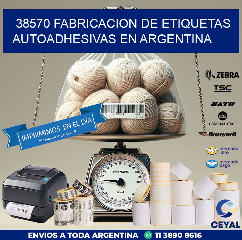 38570 FABRICACION DE ETIQUETAS AUTOADHESIVAS EN ARGENTINA