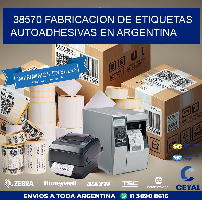 38570 FABRICACION DE ETIQUETAS AUTOADHESIVAS EN ARGENTINA