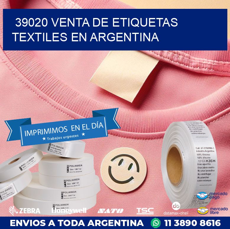 39020 VENTA DE ETIQUETAS TEXTILES EN ARGENTINA