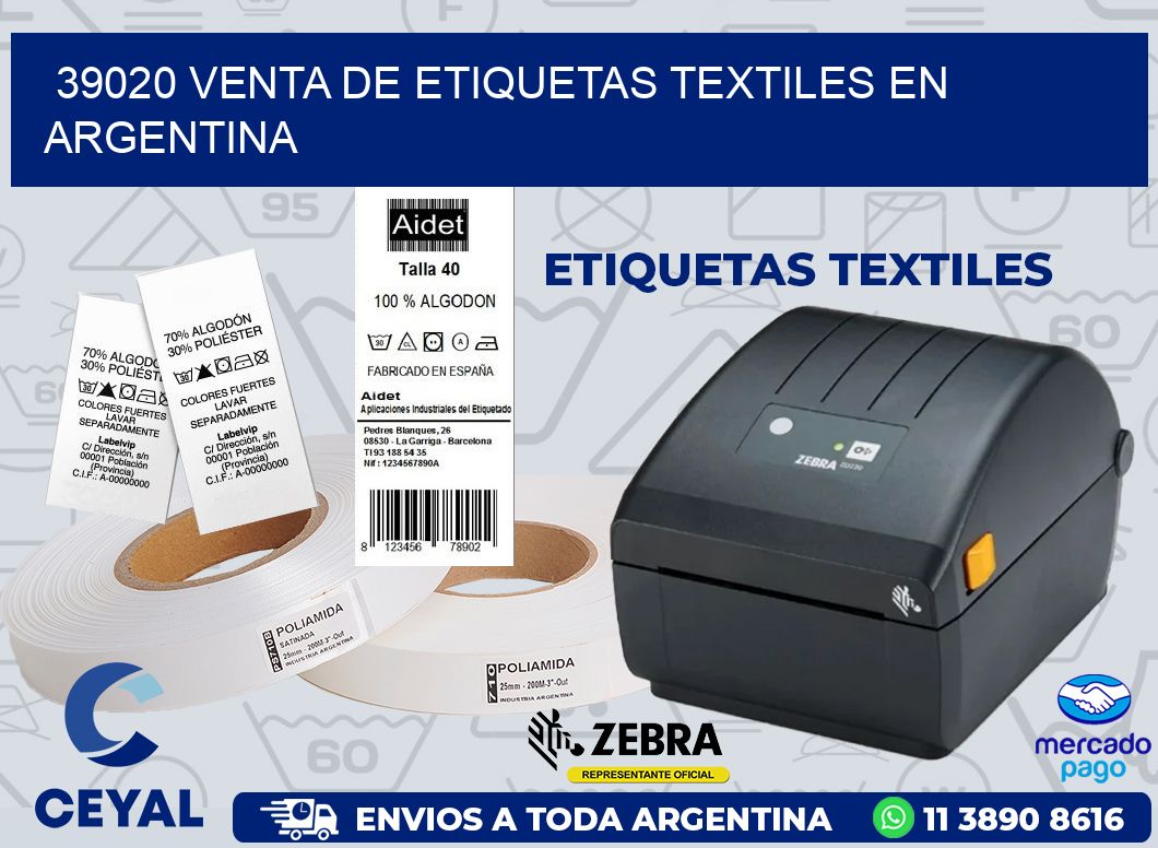 39020 VENTA DE ETIQUETAS TEXTILES EN ARGENTINA