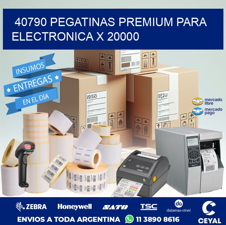 40790 PEGATINAS PREMIUM PARA ELECTRONICA X 20000