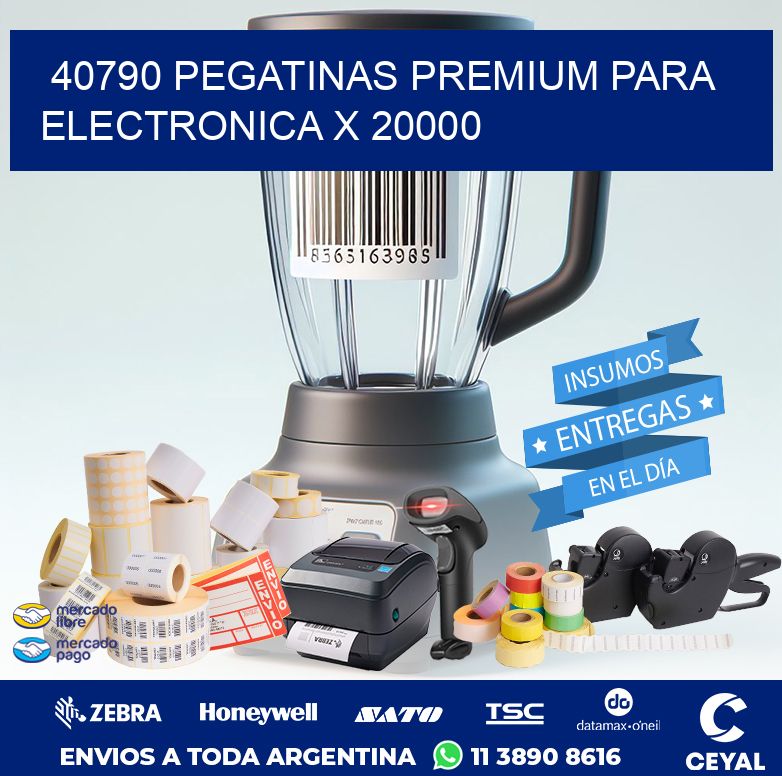 40790 PEGATINAS PREMIUM PARA ELECTRONICA X 20000