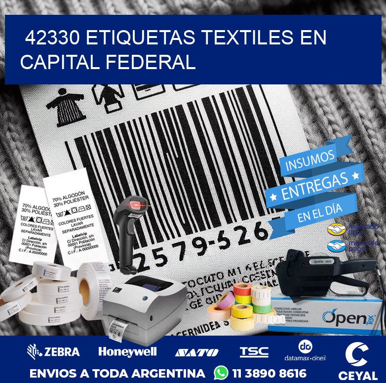 42330 ETIQUETAS TEXTILES EN CAPITAL FEDERAL