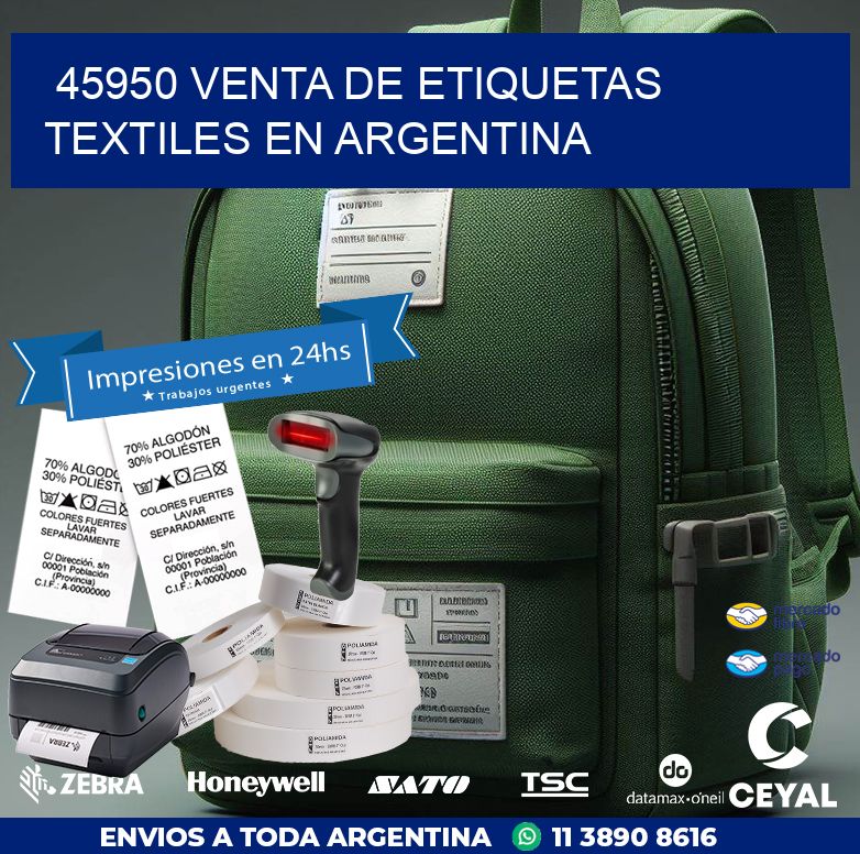 45950 VENTA DE ETIQUETAS TEXTILES EN ARGENTINA