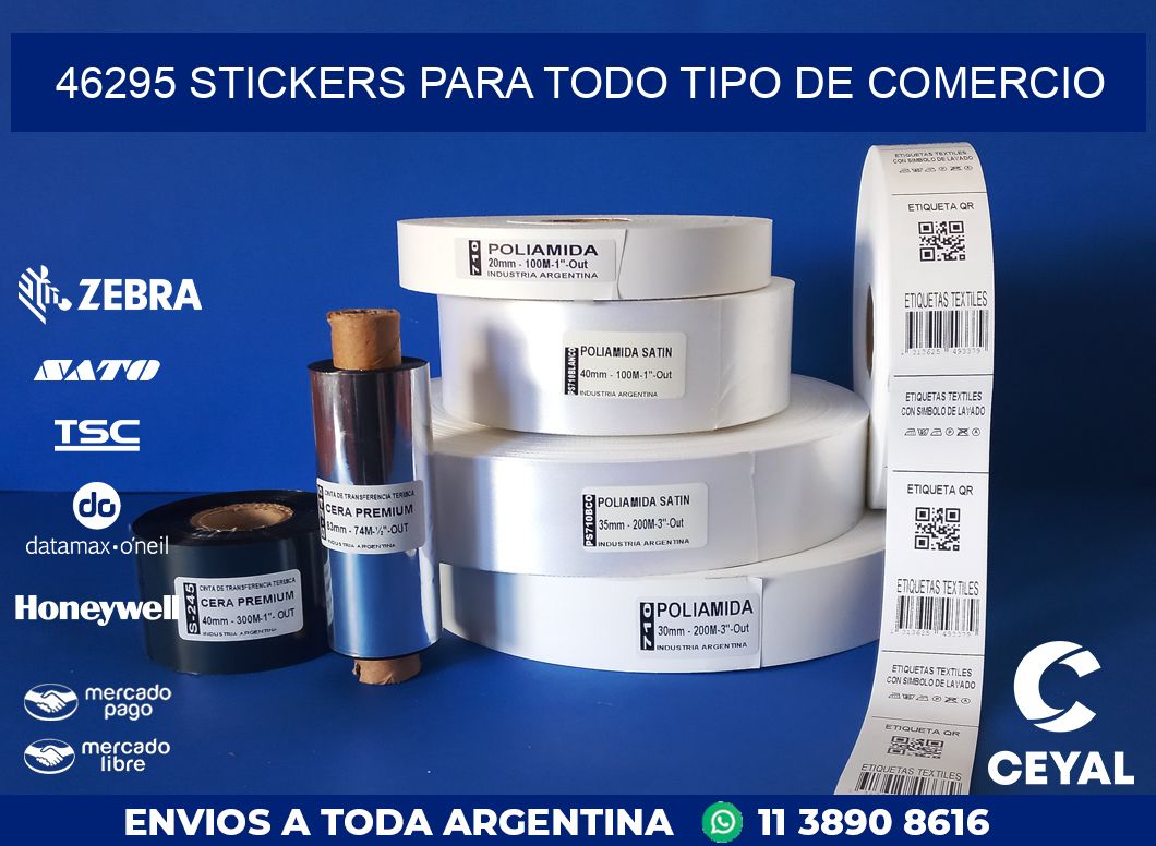 46295 STICKERS PARA TODO TIPO DE COMERCIO