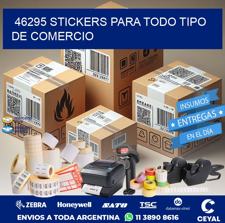 46295 STICKERS PARA TODO TIPO DE COMERCIO