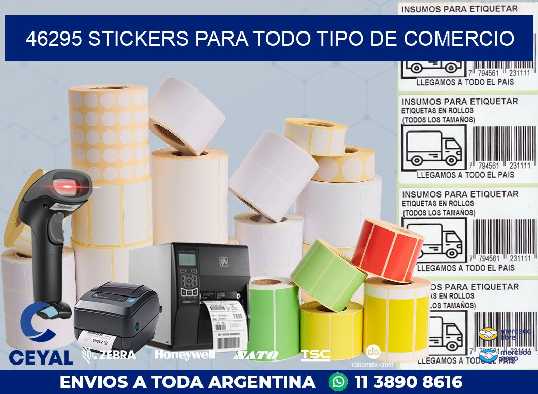 46295 STICKERS PARA TODO TIPO DE COMERCIO