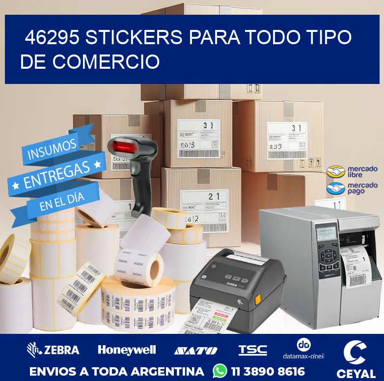 46295 STICKERS PARA TODO TIPO DE COMERCIO