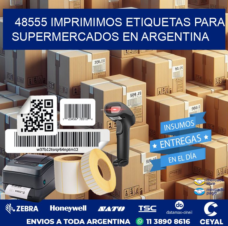 48555 IMPRIMIMOS ETIQUETAS PARA SUPERMERCADOS EN ARGENTINA