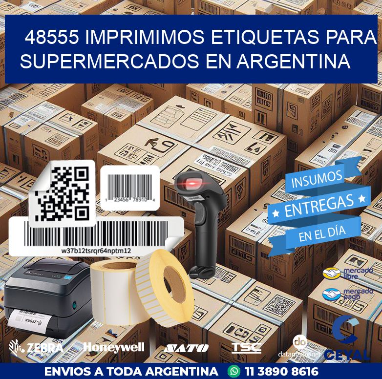 48555 IMPRIMIMOS ETIQUETAS PARA SUPERMERCADOS EN ARGENTINA