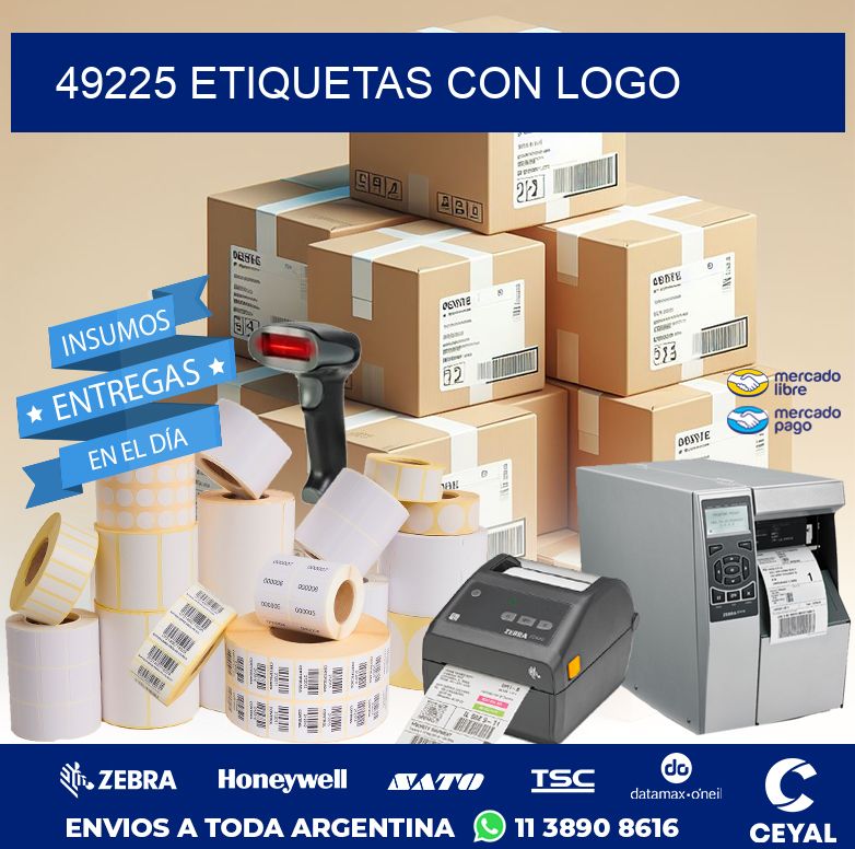 49225 ETIQUETAS CON LOGO