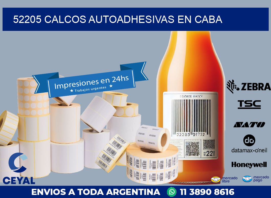 52205 CALCOS AUTOADHESIVAS EN CABA