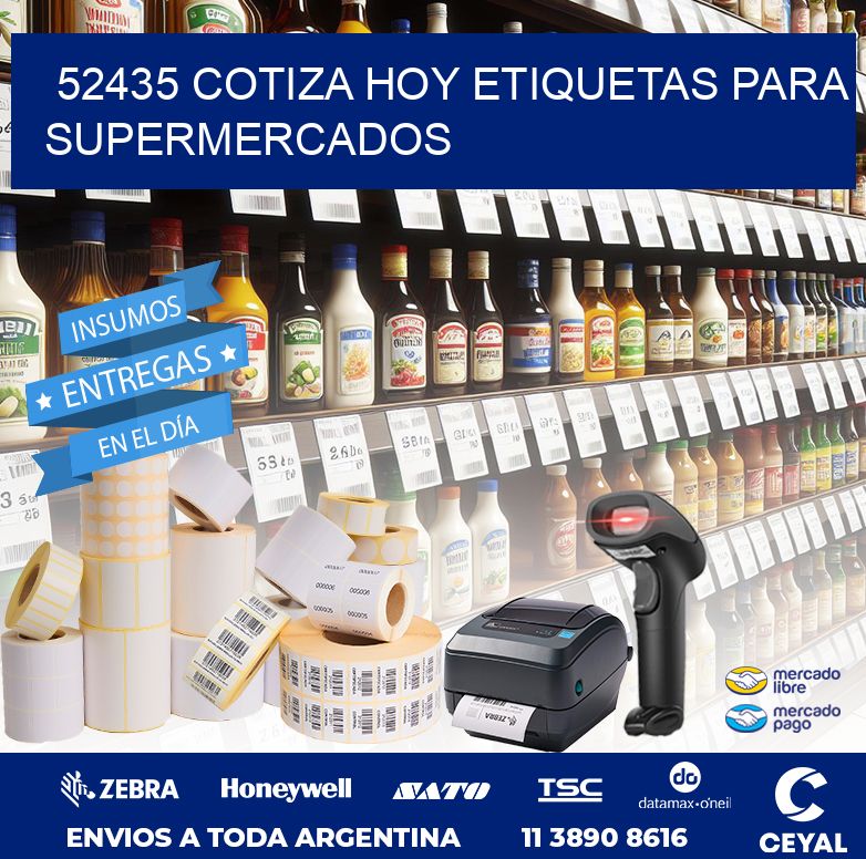 52435 COTIZA HOY ETIQUETAS PARA SUPERMERCADOS