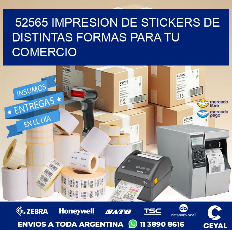 52565 IMPRESION DE STICKERS DE DISTINTAS FORMAS PARA TU COMERCIO