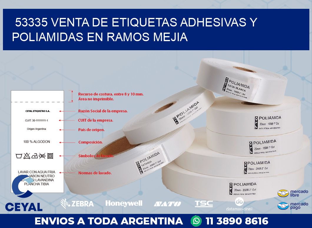 53335 VENTA DE ETIQUETAS ADHESIVAS Y POLIAMIDAS EN RAMOS MEJIA