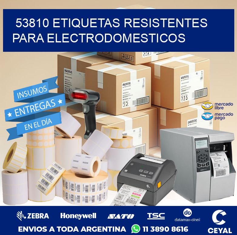 53810 ETIQUETAS RESISTENTES PARA ELECTRODOMESTICOS