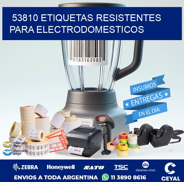 53810 ETIQUETAS RESISTENTES PARA ELECTRODOMESTICOS