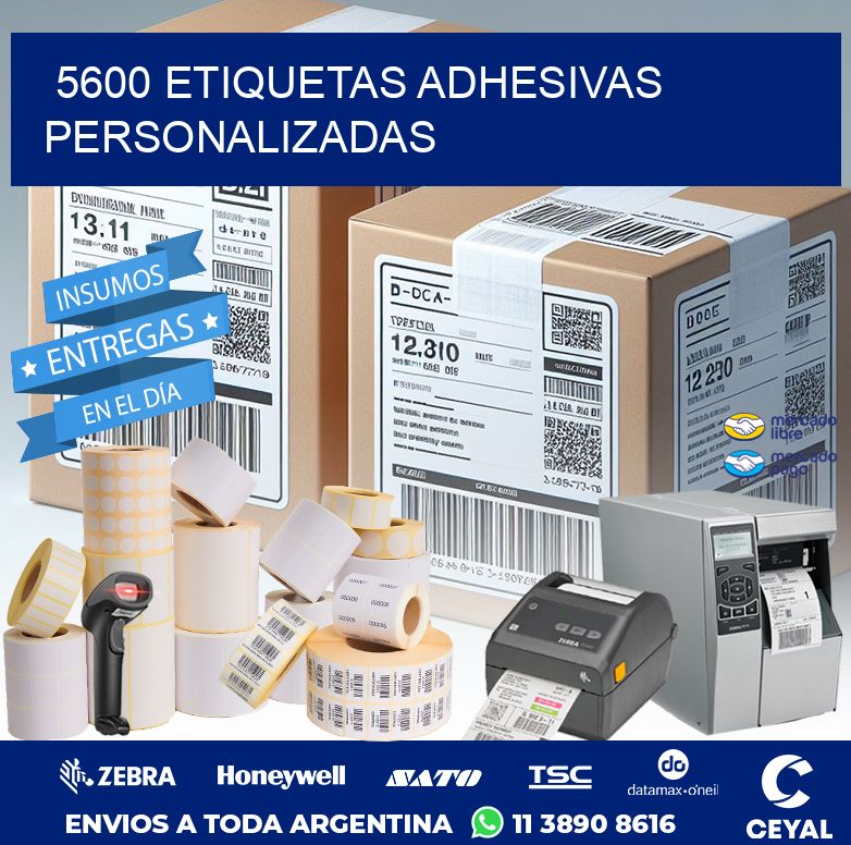 5600 ETIQUETAS ADHESIVAS PERSONALIZADAS