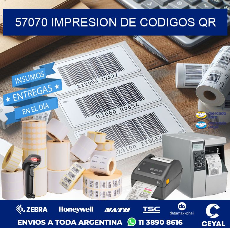 57070 IMPRESION DE CODIGOS QR