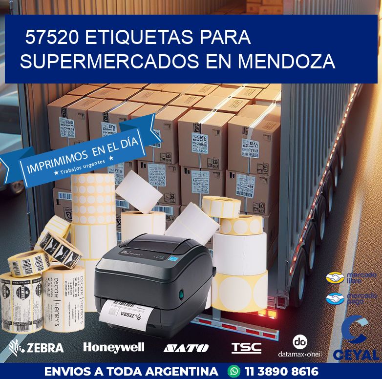 57520 ETIQUETAS PARA SUPERMERCADOS EN MENDOZA