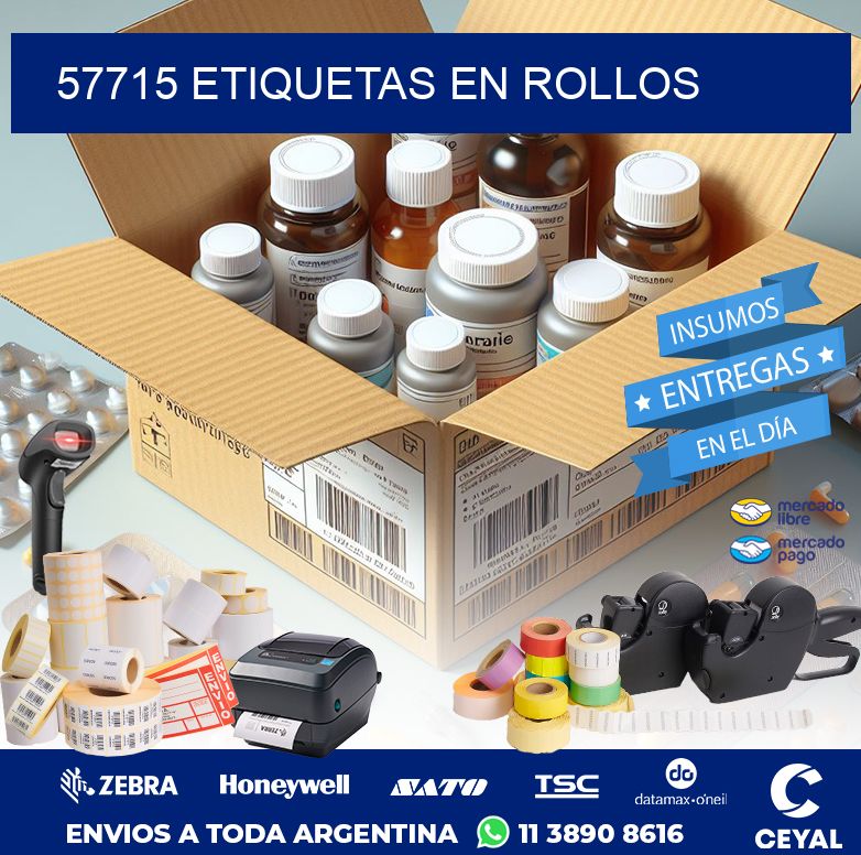 57715 ETIQUETAS EN ROLLOS