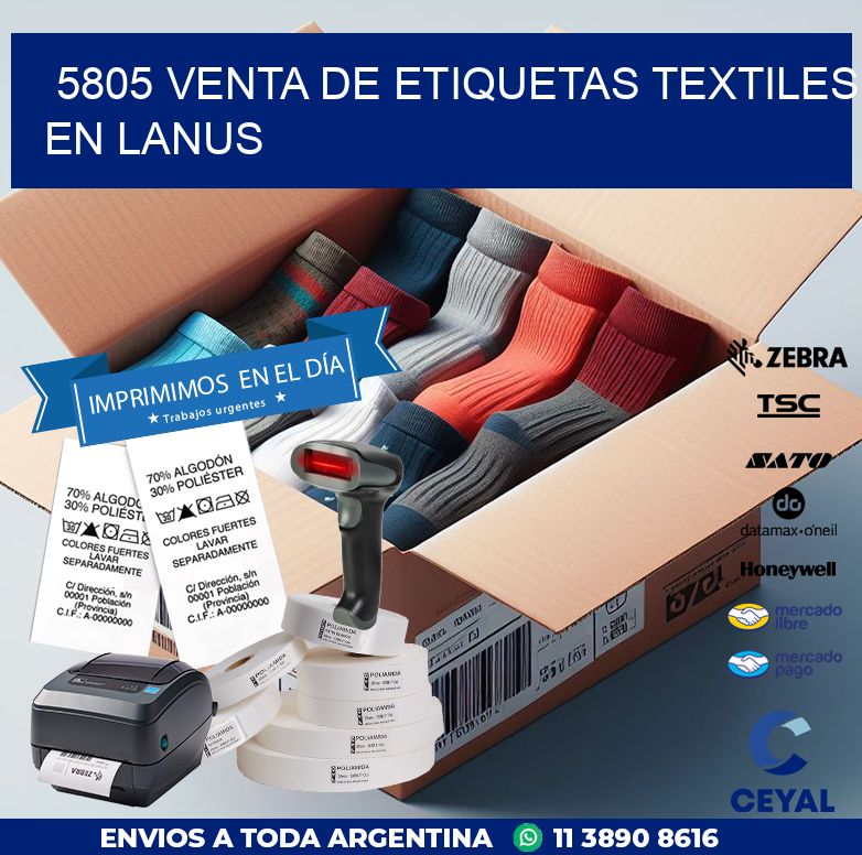 5805 VENTA DE ETIQUETAS TEXTILES EN LANUS