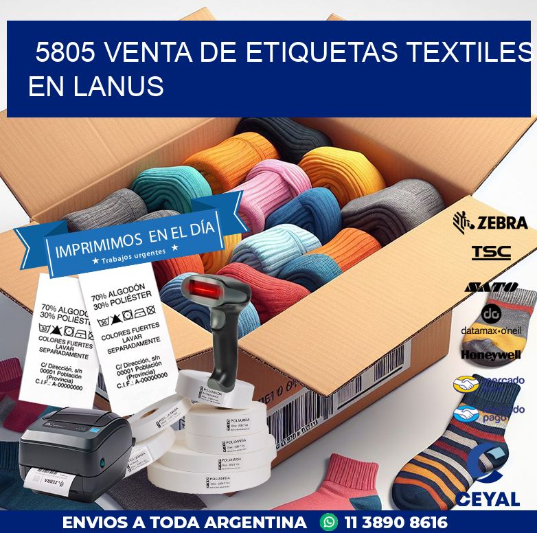 5805 VENTA DE ETIQUETAS TEXTILES EN LANUS