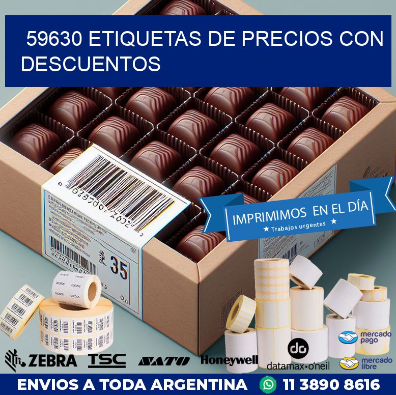 59630 ETIQUETAS DE PRECIOS CON DESCUENTOS