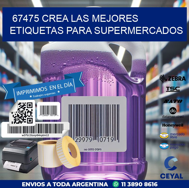 67475 CREA LAS MEJORES ETIQUETAS PARA SUPERMERCADOS