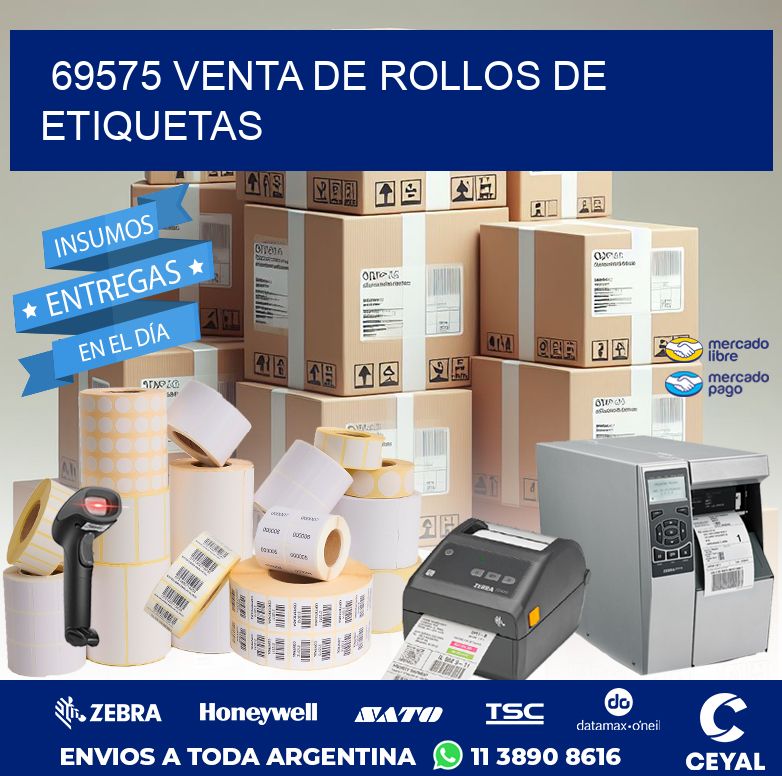 69575 VENTA DE ROLLOS DE ETIQUETAS