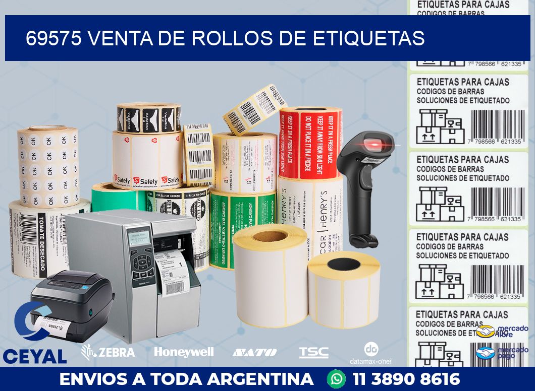 69575 VENTA DE ROLLOS DE ETIQUETAS