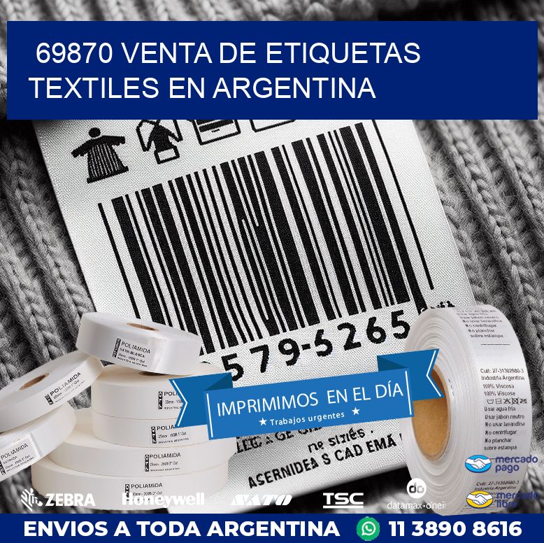 69870 VENTA DE ETIQUETAS TEXTILES EN ARGENTINA