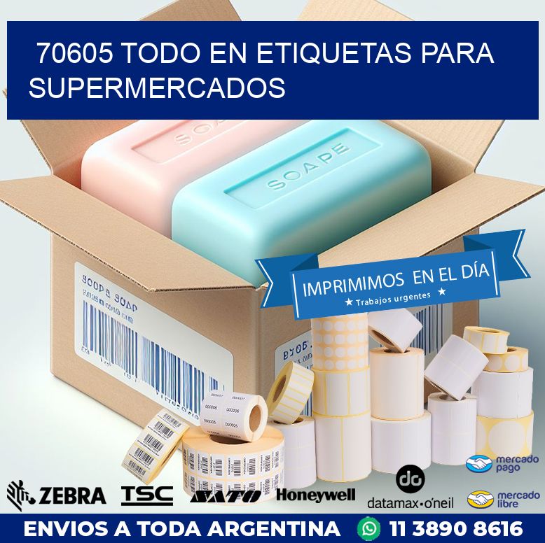 70605 TODO EN ETIQUETAS PARA SUPERMERCADOS