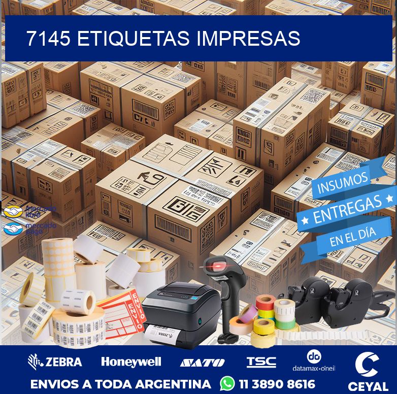 7145 ETIQUETAS IMPRESAS