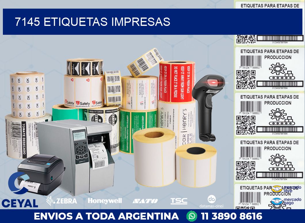 7145 ETIQUETAS IMPRESAS