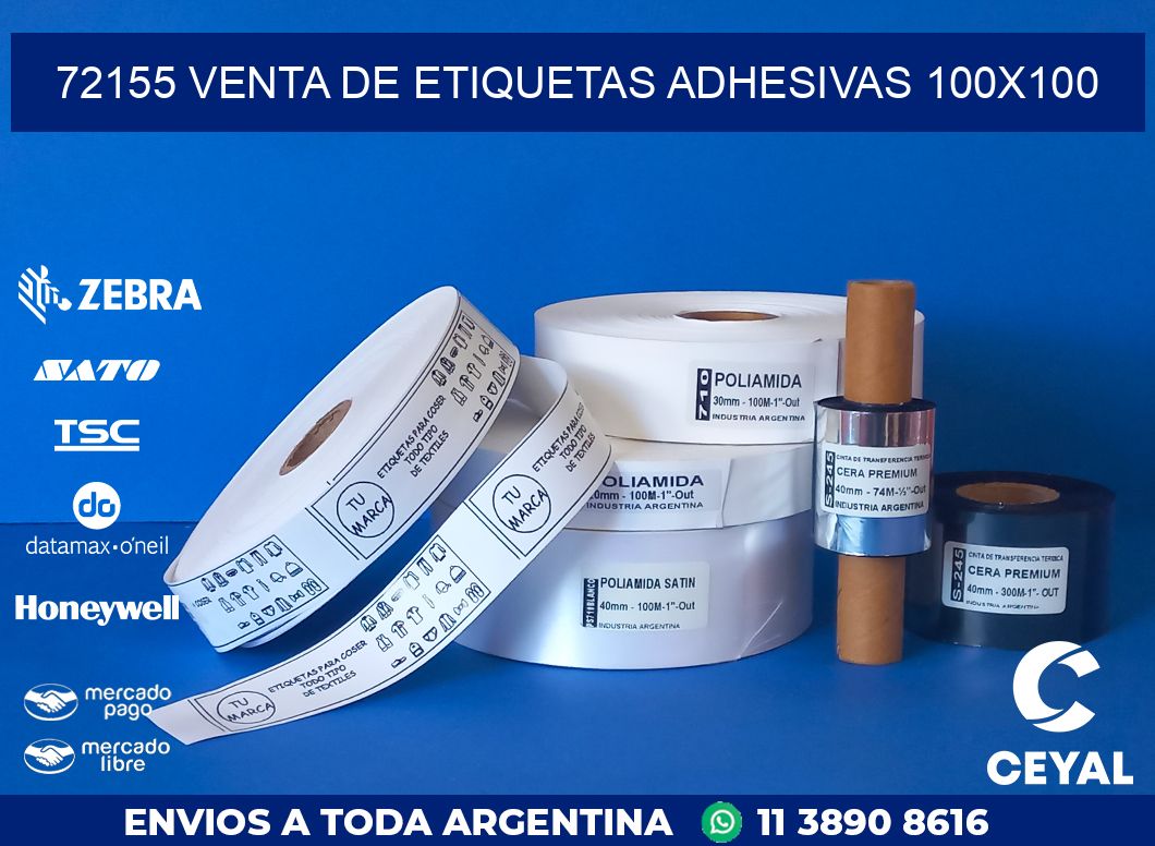 72155 VENTA DE ETIQUETAS ADHESIVAS 100X100