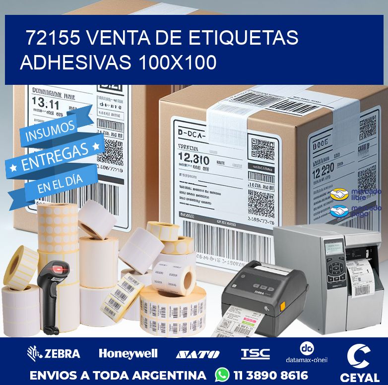 72155 VENTA DE ETIQUETAS ADHESIVAS 100X100