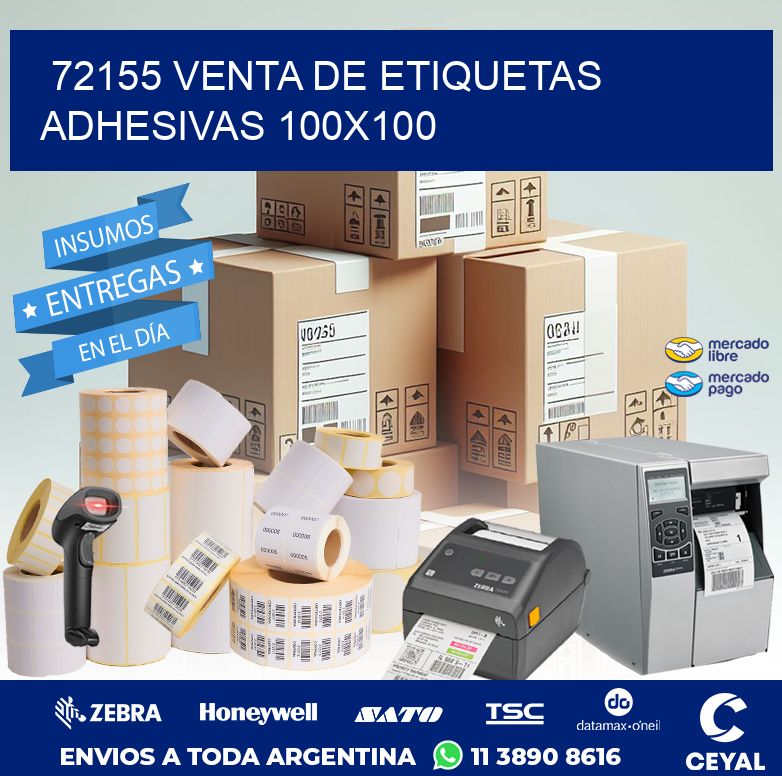 72155 VENTA DE ETIQUETAS ADHESIVAS 100X100