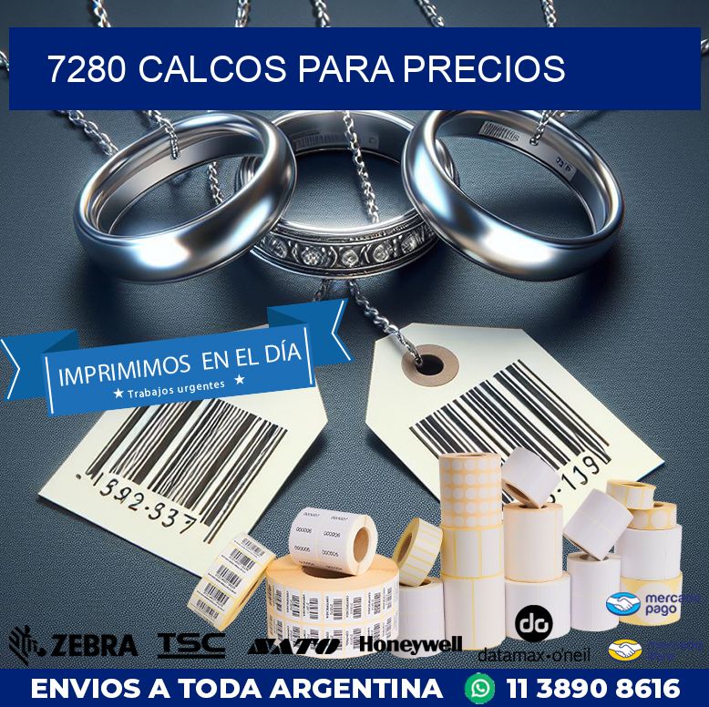 7280 CALCOS PARA PRECIOS