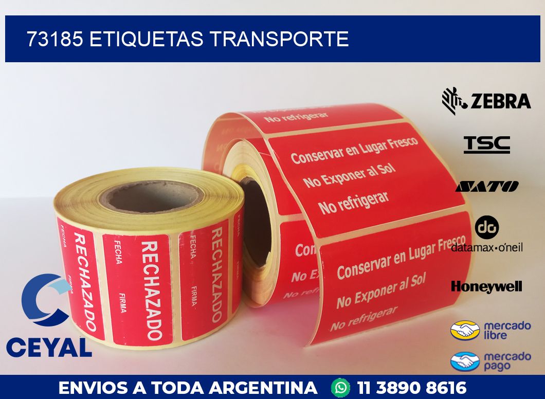 73185 ETIQUETAS TRANSPORTE