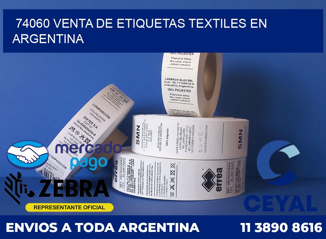 74060 VENTA DE ETIQUETAS TEXTILES EN ARGENTINA