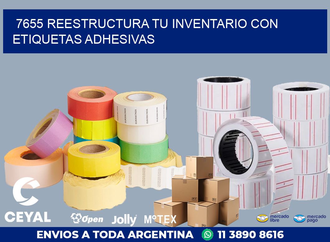 7655 REESTRUCTURA TU INVENTARIO CON ETIQUETAS ADHESIVAS