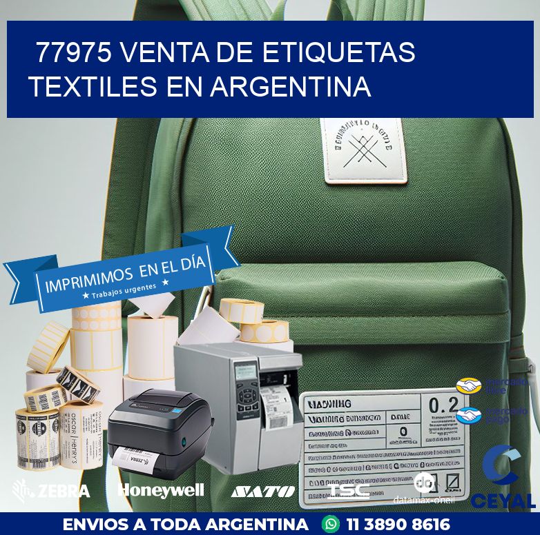 77975 VENTA DE ETIQUETAS TEXTILES EN ARGENTINA