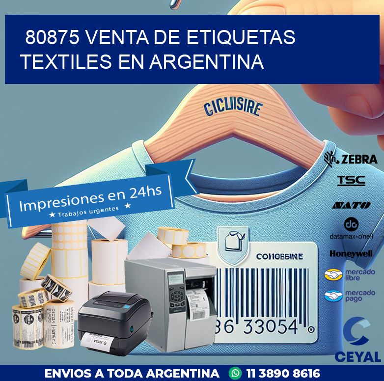 80875 VENTA DE ETIQUETAS TEXTILES EN ARGENTINA